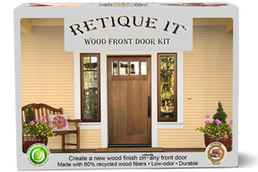 Wood'n Finish Front Door Kit - Pecan
