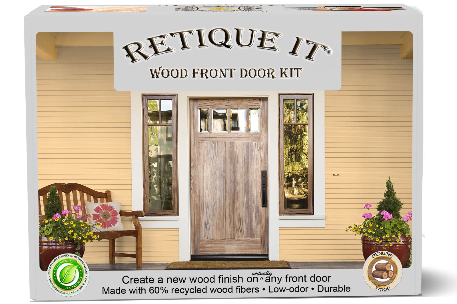 Wood'n Finish Front Door Kit - French Oak
