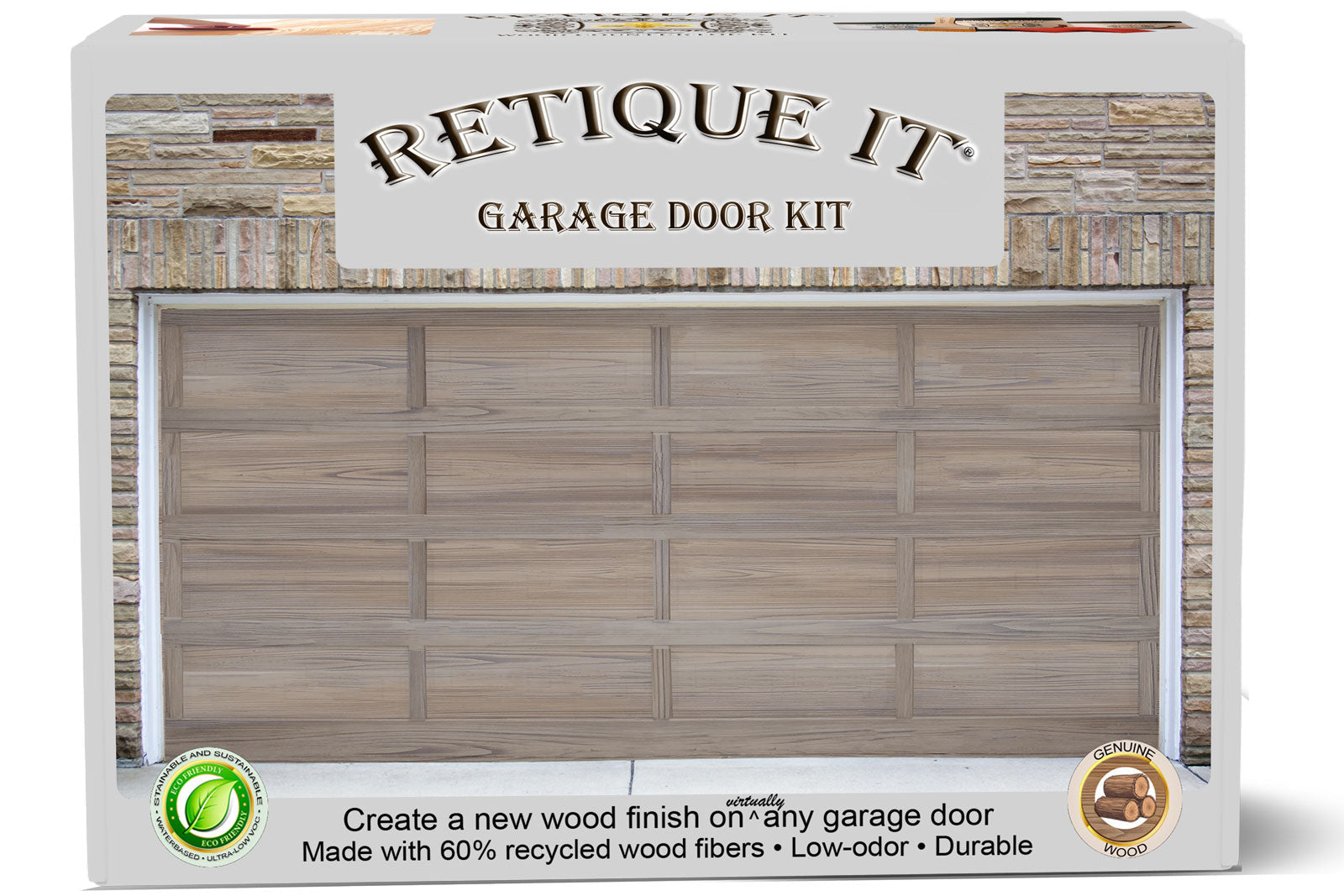 Wood'n Finish Garage Door Kit - French Oak