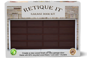 Wood'n Finish Garage Door Kit - Red Mahogany