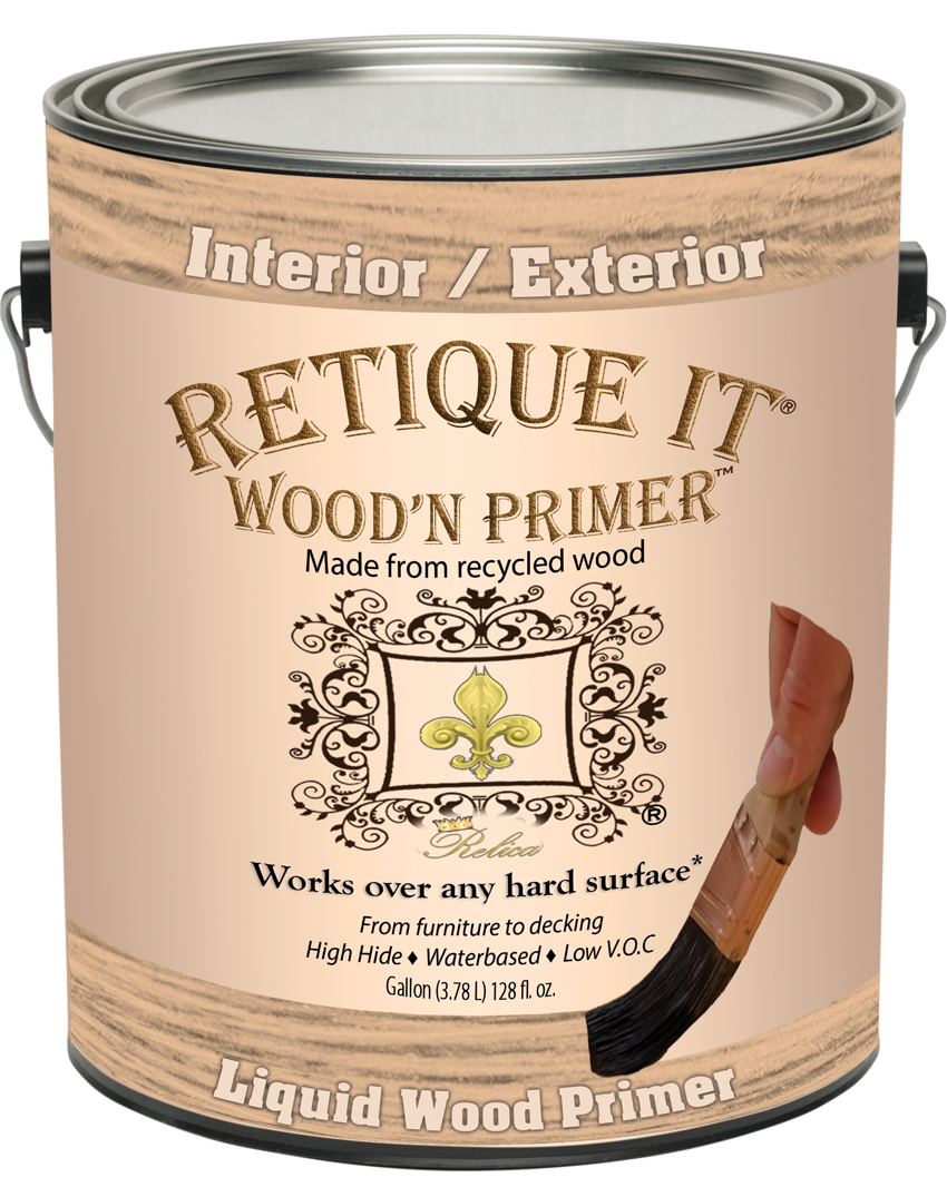 Retique It Liquid Wood - Gallon Light Wood with Ebony Stain - Stainable  Wood Fiber Paint - Put a fresh coat of wood on it (128oz LW, Ebony)
